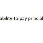 Ý nghĩa của ‘ability-to-pay principle’ trong kinh tế học là gì?